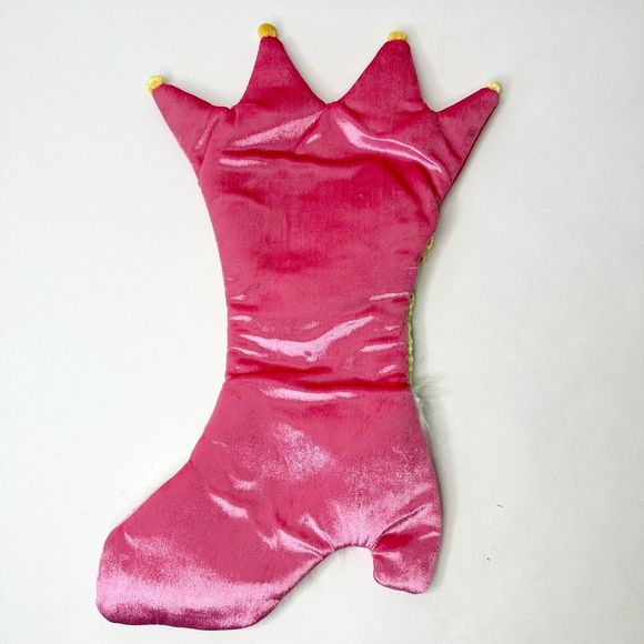 Dan Dee "Princess"‎ Pearl Embellished Pink Girls Christmas Stocking 20" - Picture 5 of 7